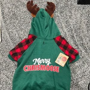 XL Christmas Dog Hoodie — BNWT